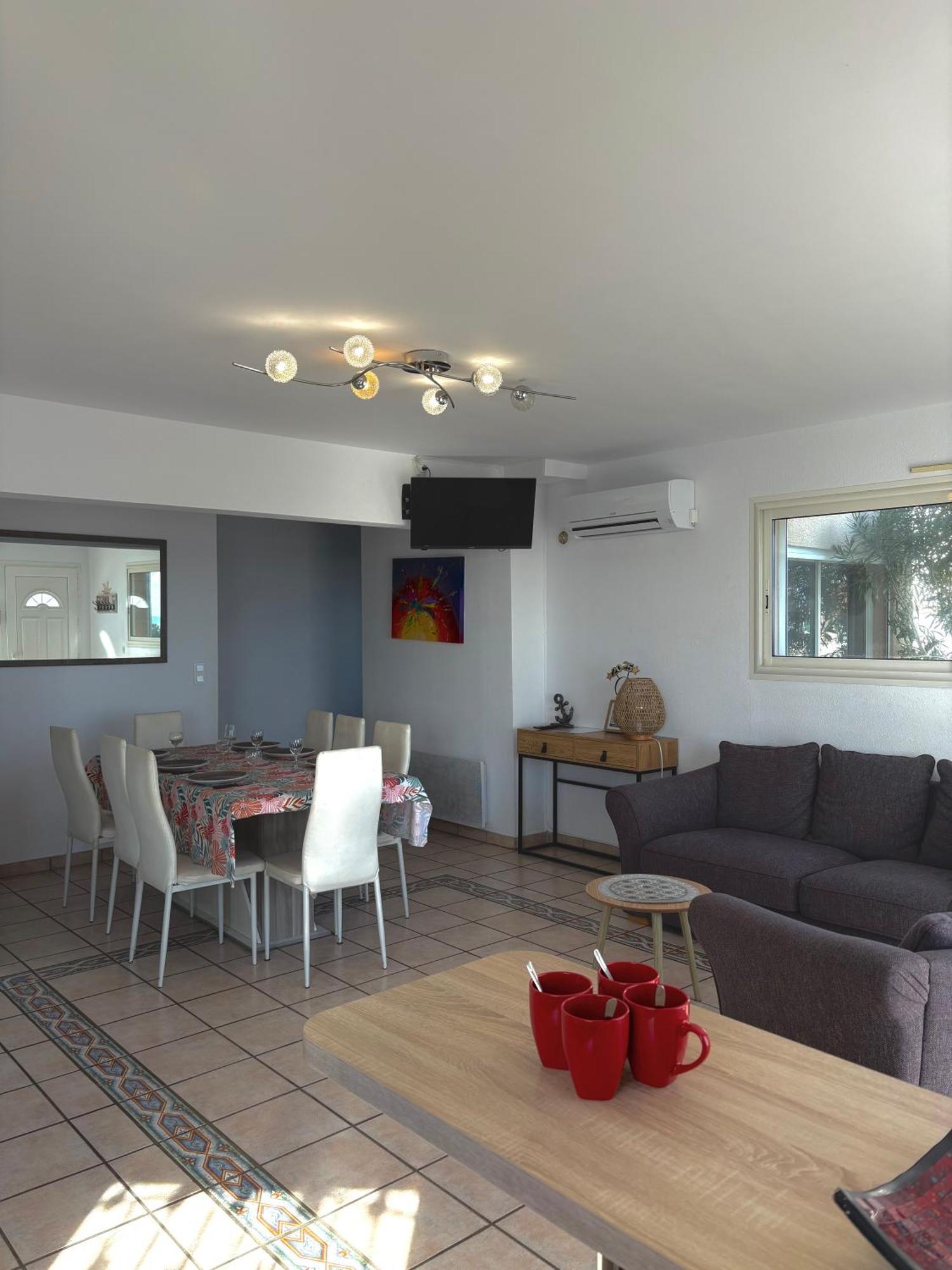 Appartement 7 personnes face mer 7BLION37 Le Barcarès Extérieur photo