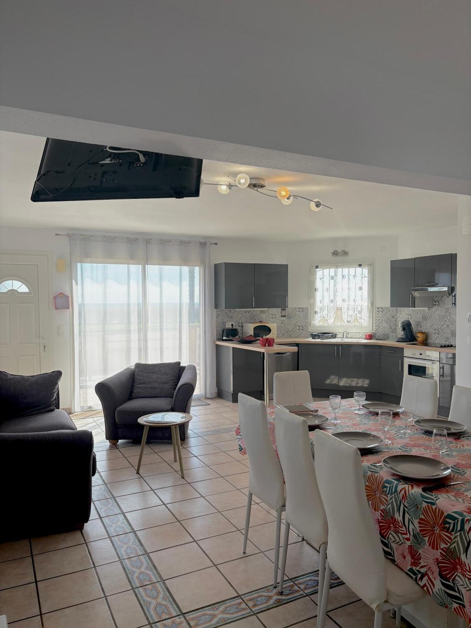Appartement 7 personnes face mer 7BLION37 Le Barcarès Extérieur photo